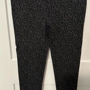 LOFT Ponte Knit Animal Print Leggings